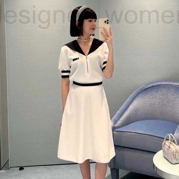 two piece dress designer designer suit skirt womens summer navy collar t shirt casual skirts set female puff sleeve sweet suits, White
two piece dress designer designer suit skirt womens summer navy collar t shirt casual skirts set female puff sleeve sweet suits, White