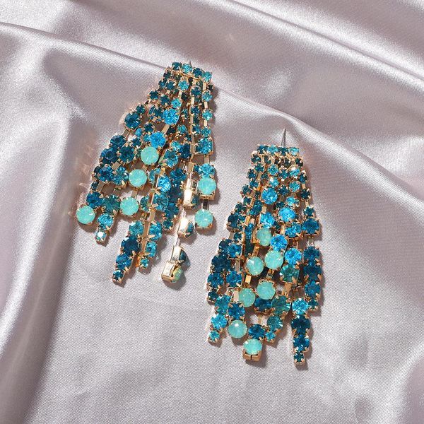 knot hysecmao shiny green bride crystal tassel hanging earrings women charm statement rhinestone earring luxury wedding jewelry gifts, Silver
knot hysecmao shiny green bride crystal tassel hanging earrings women charm statement rhinestone earring luxury wedding jewelry gifts, Silver