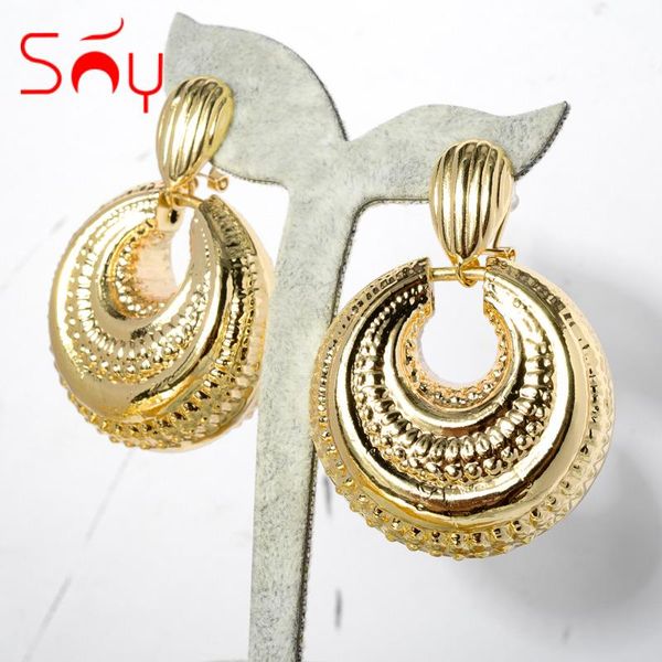 knot sunny jewelry fashion drop earrings copper african nigeria large style exquisite stereoscopic for women party wedding gifts, Silver
knot sunny jewelry fashion drop earrings copper african nigeria large style exquisite stereoscopic for women party wedding gifts, Silver