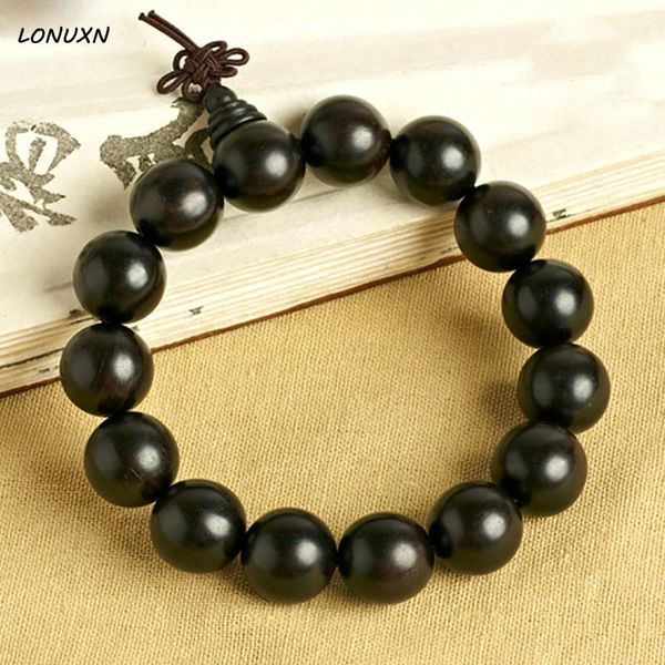 bangle authentic indonesia 18/20mm natural ebony prayer beads tibetan buddhist bracelets mala buddha rosary wooden jewelry men / women, Black
bangle authentic indonesia 18/20mm natural ebony prayer beads tibetan buddhist bracelets mala buddha rosary wooden jewelry men / women, Black