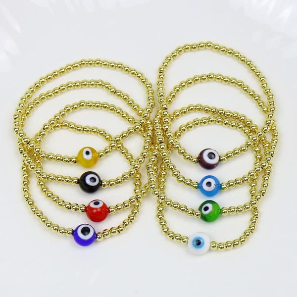 bangle 10 pcs beaded bracelet gold bead eyes charms bracelet mix color round eyes charms bracelet fashion jewelry chain bracelet 90050, Black
bangle 10 pcs beaded bracelet gold bead eyes charms bracelet mix color round eyes charms bracelet fashion jewelry chain bracelet 90050, Black