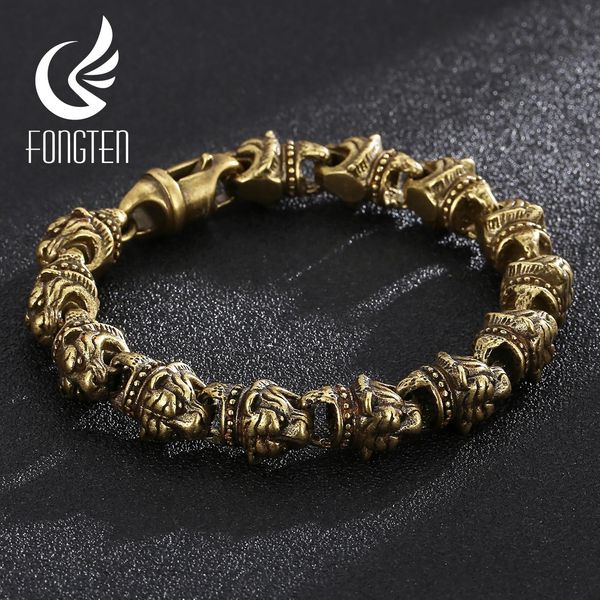 bangle fongten retro charm tiger men's bracelet 9.0 inch wristband stainless steel punk animal trendy jewelry, Black
bangle fongten retro charm tiger men's bracelet 9.0 inch wristband stainless steel punk animal trendy jewelry, Black