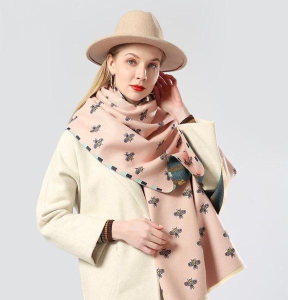 doublesided scarf women mrs winter warm cashmere shawl scarf animal bee printing soft thin blanket holiday gifts9637727, Blue;gray
doublesided scarf women mrs winter warm cashmere shawl scarf animal bee printing soft thin blanket holiday gifts9637727, Blue;gray