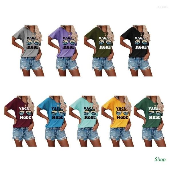 similar items women's t shirts l5yc women casual vacation short sleeves vacay-mode letter prin designer summer clothes casual fashion, White
similar items women's t shirts l5yc women casual vacation short sleeves vacay-mode letter prin designer summer clothes casual fashion, White