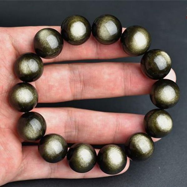 bangle natural gold obsidian gemstone bracelet 8mm 10mm 12mm 14mm 16mm beads stretch bracelets man lady gift aaaaa, Black
bangle natural gold obsidian gemstone bracelet 8mm 10mm 12mm 14mm 16mm beads stretch bracelets man lady gift aaaaa, Black