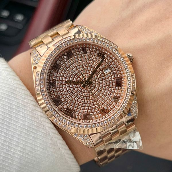 mens watch 41mm automatic mechanical movement watch fashion waterproof business designer watches montre luxe, Slivery;brown
mens watch 41mm automatic mechanical movement watch fashion waterproof business designer watches montre luxe, Slivery;brown
