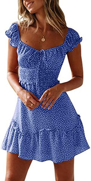 designer fashion women's summer ruffle sleeve sweetheart neckline printing dress mini dress casual dresses, Black;gray
designer fashion women's summer ruffle sleeve sweetheart neckline printing dress mini dress casual dresses, Black;gray