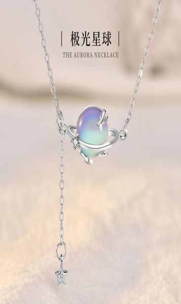 s925 sterling silver moonstone planet necklace female sen is a niche design with a tassel long collarbone chain6664444
s925 sterling silver moonstone planet necklace female sen is a niche design with a tassel long collarbone chain6664444
