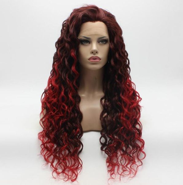 iwona hair curly long auburn root red ombre wig 18333100 half hand tied heat resistant synthetic lace front wig4685970, Black
iwona hair curly long auburn root red ombre wig 18333100 half hand tied heat resistant synthetic lace front wig4685970, Black