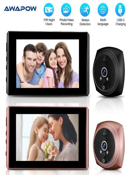 doorbells awapow peephole video 43 inch motion detection monitor digital pir night vision smart home camera door bell 2211072132858
doorbells awapow peephole video 43 inch motion detection monitor digital pir night vision smart home camera door bell 2211072132858