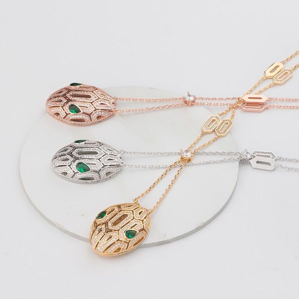 necklaces europe america designer luxury jewelry women lady hollow out inlay full cubic zircon snake head snakelike pendant chain necklace, Silver
necklaces europe america designer luxury jewelry women lady hollow out inlay full cubic zircon snake head snakelike pendant chain necklace, Silver
