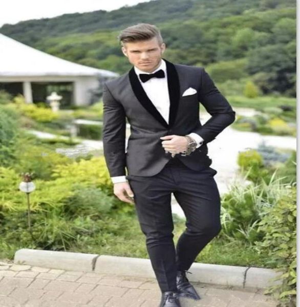 new arrival one button groom tuxedos velvet shawl lapel groomsmen man mens wedding suits jacketpantsgirdlebow tie 0158577110, Black;gray
new arrival one button groom tuxedos velvet shawl lapel groomsmen man mens wedding suits jacketpantsgirdlebow tie 0158577110, Black;gray