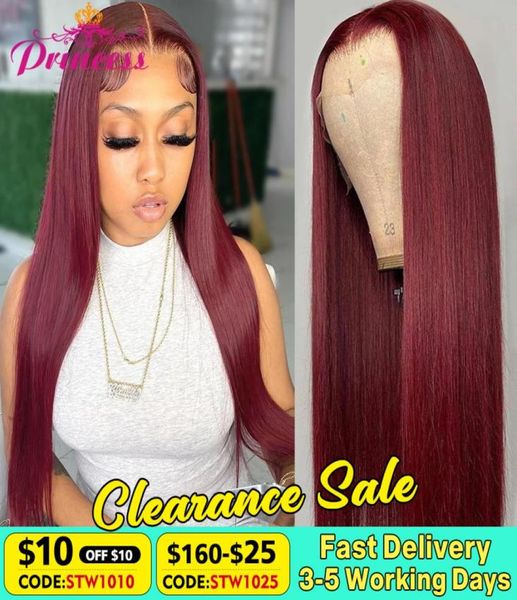 extensions black burgundy 13x4 hd transparent front human s 99j straight lace frontal wig for women pre plucked princess hair1699241
extensions black burgundy 13x4 hd transparent front human s 99j straight lace frontal wig for women pre plucked princess hair1699241