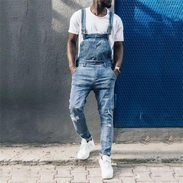 men's jeans fashion men pants ripped overalls jumpsuits vintage distressed denim bib for man suspender streetwear 2023, Blue
men's jeans fashion men pants ripped overalls jumpsuits vintage distressed denim bib for man suspender streetwear 2023, Blue