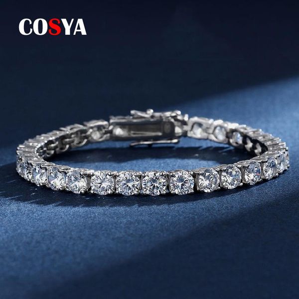 bangle cosya real moissanite bracelet 100% 925 sterling silver 0.5ct 5mm vvs1 diamond bracelet with gra for women wedding fine jewelry, Black
bangle cosya real moissanite bracelet 100% 925 sterling silver 0.5ct 5mm vvs1 diamond bracelet with gra for women wedding fine jewelry, Black