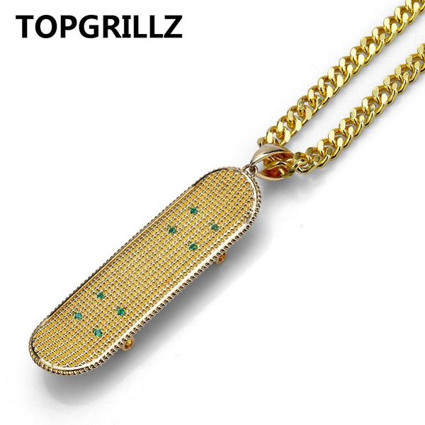 necklaces rillz hip hop gold/silver color iced out micro pave cz stone skateboard pendant necklaces copper cuban link necklaces gifts
necklaces rillz hip hop gold/silver color iced out micro pave cz stone skateboard pendant necklaces copper cuban link necklaces gifts