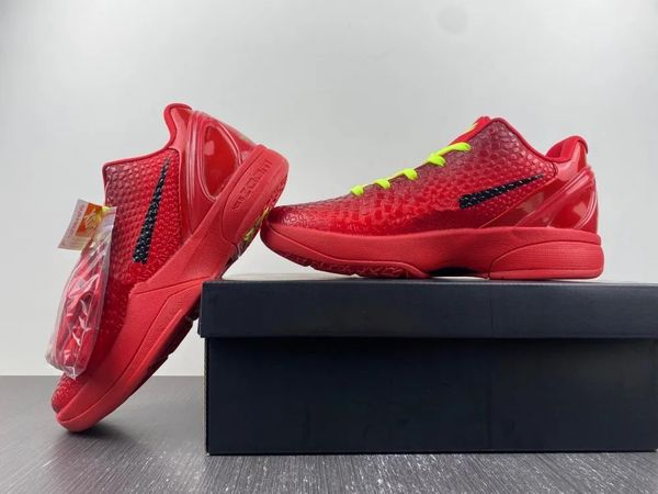 latest mamba 6s reverse grinch red basketball shoes designer men shoes sports sneakers fast delivery with original box
latest mamba 6s reverse grinch red basketball shoes designer men shoes sports sneakers fast delivery with original box