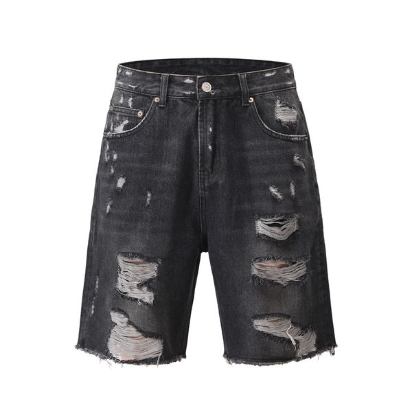 vintage loose hole zipper straight summer pants jeans shorts for men women washable
vintage loose hole zipper straight summer pants jeans shorts for men women washable