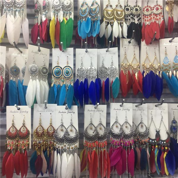 knot wholesale mixed 10 pairs vintage ethnic feather tassel dangle long earrings for women brincos bijoux jewelry wedding earrings, Silver
knot wholesale mixed 10 pairs vintage ethnic feather tassel dangle long earrings for women brincos bijoux jewelry wedding earrings, Silver
