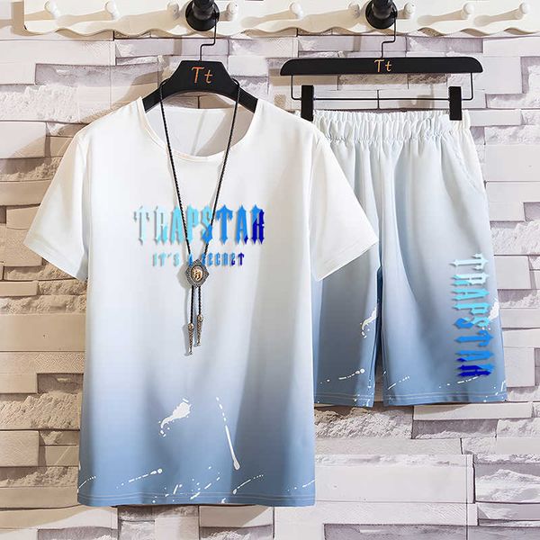 summer new men's two piece set gradient casual t-shirt and shorts sets men sports suit fashion short sleeve tracksuit, Gray
summer new men's two piece set gradient casual t-shirt and shorts sets men sports suit fashion short sleeve tracksuit, Gray