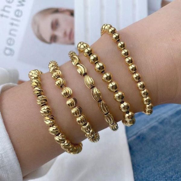 bangle 10pcs/lot gold plated beaded bracelet fashion copper bead bracelet men women beads bracelet wholesale, Black
bangle 10pcs/lot gold plated beaded bracelet fashion copper bead bracelet men women beads bracelet wholesale, Black