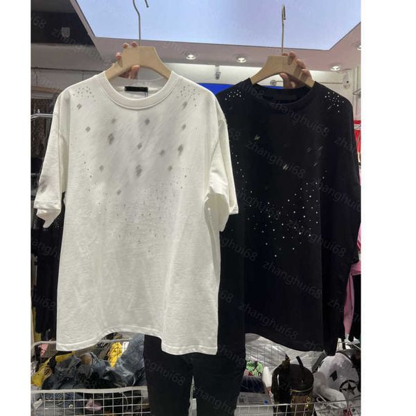 23ss womens t-shirt womens designer clothing tee round neck pure cotton solid color loose version heavy drilling logo short sleeve t-shirt w, White
23ss womens t-shirt womens designer clothing tee round neck pure cotton solid color loose version heavy drilling logo short sleeve t-shirt w, White