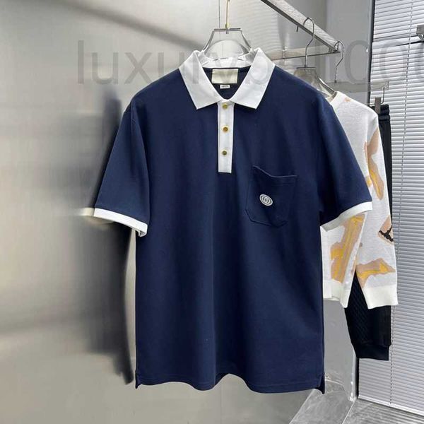 men's polos designer polo shirt letter embroidery pocket panel collar cotton bead breathable summer t-shirt for men and women bdjl, White;black
men's polos designer polo shirt letter embroidery pocket panel collar cotton bead breathable summer t-shirt for men and women bdjl, White;black