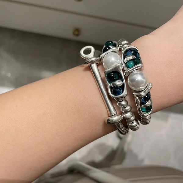 bangle yisheng alloy bead bracelet silver clasp fashion with wholesale new 2021 european fashion gift bracelet, Black
bangle yisheng alloy bead bracelet silver clasp fashion with wholesale new 2021 european fashion gift bracelet, Black