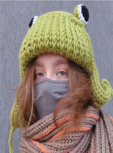 christmas frog knitted big eyed wool cap autumn and winter warm pullover cap whole zd1147795610, White
christmas frog knitted big eyed wool cap autumn and winter warm pullover cap whole zd1147795610, White