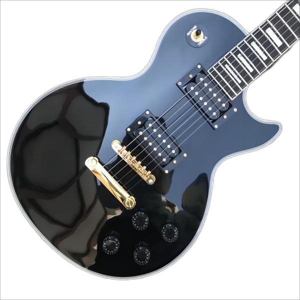 custom electric guitar, gold hardware, 2 pickups, rosewood fingerboard, black solid mahogany body guitar
custom electric guitar, gold hardware, 2 pickups, rosewood fingerboard, black solid mahogany body guitar