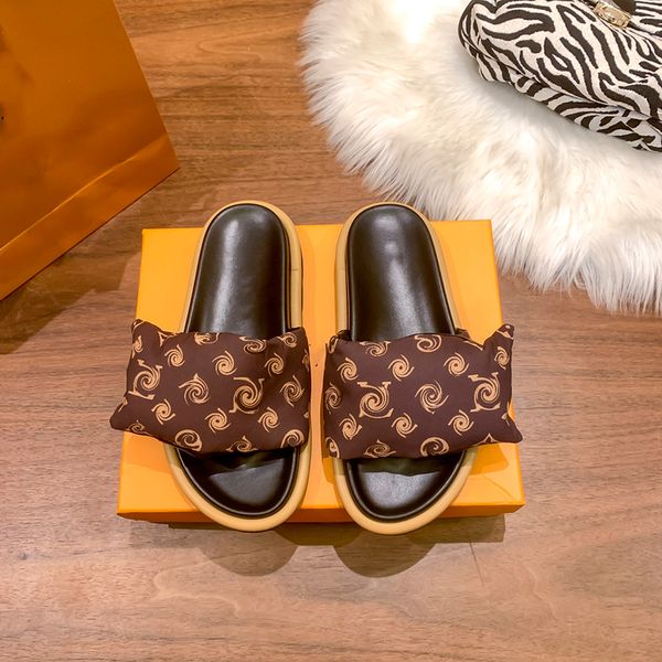 slipper sandals designer pool pillow mules slides classic flat heels hook prints pumpkim comfort womens sandal sliders beach shoes size 35-4, Black
slipper sandals designer pool pillow mules slides classic flat heels hook prints pumpkim comfort womens sandal sliders beach shoes size 35-4, Black