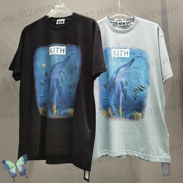 men's t-shirts vintage dolphin print kith t-shirt cotton short sleeve tee casual oversized kith t shirt for men women t230523, White;black
men's t-shirts vintage dolphin print kith t-shirt cotton short sleeve tee casual oversized kith t shirt for men women t230523, White;black