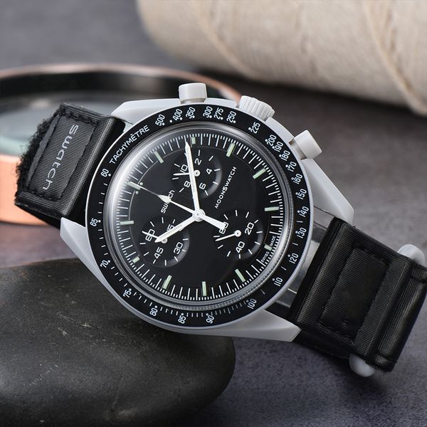 bioceramic planet moon mens watch full function chronograph designer watches mission to mercury 42mm nylon watches quartz clock relogio masc, Slivery;brown
bioceramic planet moon mens watch full function chronograph designer watches mission to mercury 42mm nylon watches quartz clock relogio masc, Slivery;brown