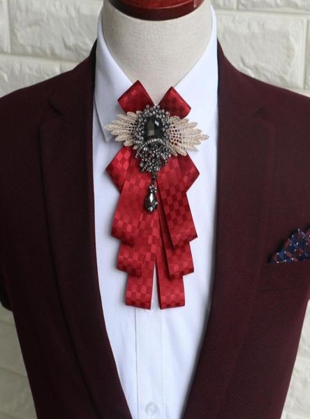 men039s bow tie wedding business blue british handmade plaid groomsmen highend uniform s mens fashion accessories w2203231673114, Black;gray
men039s bow tie wedding business blue british handmade plaid groomsmen highend uniform s mens fashion accessories w2203231673114, Black;gray