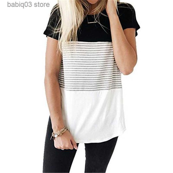 maternity tees women maternity breastfeeding tee nursing striped short sleeve t-shirt plus size s-2xl t230523, White
maternity tees women maternity breastfeeding tee nursing striped short sleeve t-shirt plus size s-2xl t230523, White