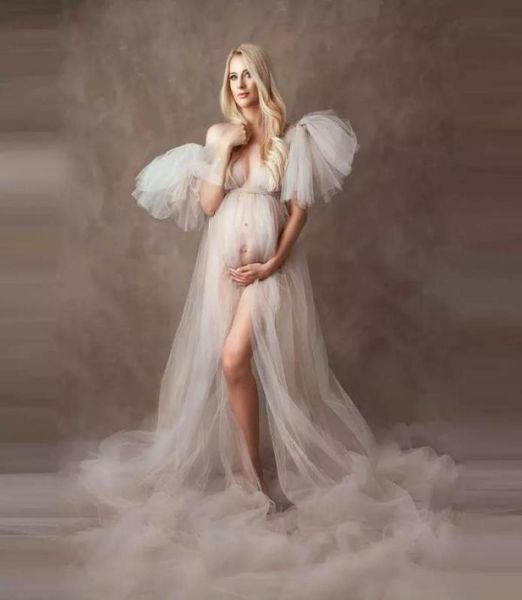 elegant soft tulle sleepwear maternity dresses sleeveless puffy long see through custom made robes for pography7484099, White
elegant soft tulle sleepwear maternity dresses sleeveless puffy long see through custom made robes for pography7484099, White