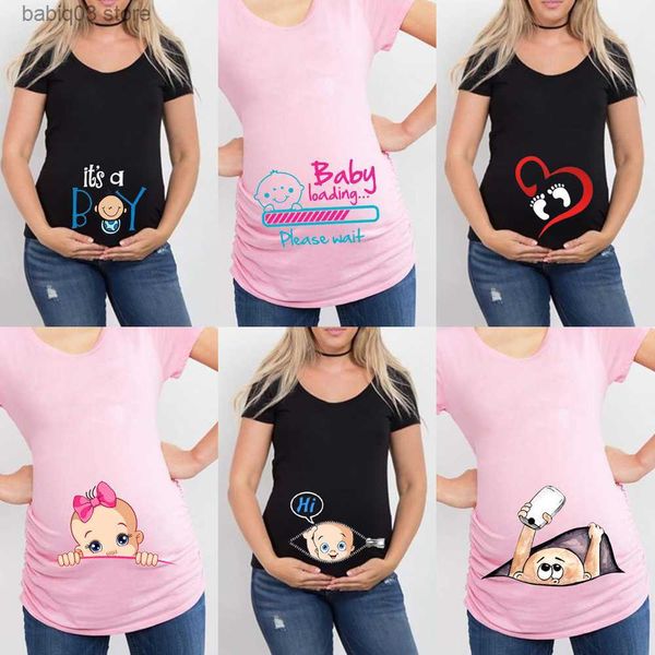 maternity tees summer funny cartoon print maternity pink clothing plus-size short sleeve pregnant t-shirt women t-shirts t230523, White
maternity tees summer funny cartoon print maternity pink clothing plus-size short sleeve pregnant t-shirt women t-shirts t230523, White