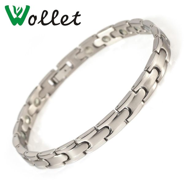 bangle wollet jewelry 99.999% germanium pure titanium bracelets for women health care healing energy silver metallic rose gold color, Black
bangle wollet jewelry 99.999% germanium pure titanium bracelets for women health care healing energy silver metallic rose gold color, Black