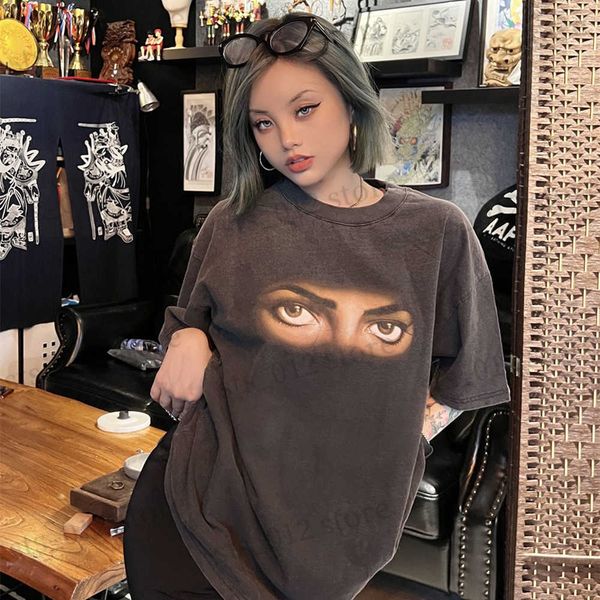 men's t-shirts streetwear vintage retro michael jackson eyes graphics oversized loose t shirt tee tosp for men clothing t230523, White;black
men's t-shirts streetwear vintage retro michael jackson eyes graphics oversized loose t shirt tee tosp for men clothing t230523, White;black