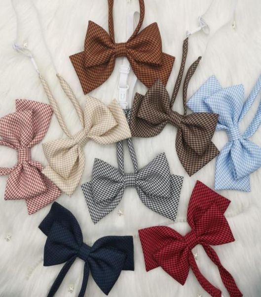 thousand birds butterfly shape japanese jk bow tie female korean double layer college style school uniform plaid ties7176329, Black;gray
thousand birds butterfly shape japanese jk bow tie female korean double layer college style school uniform plaid ties7176329, Black;gray