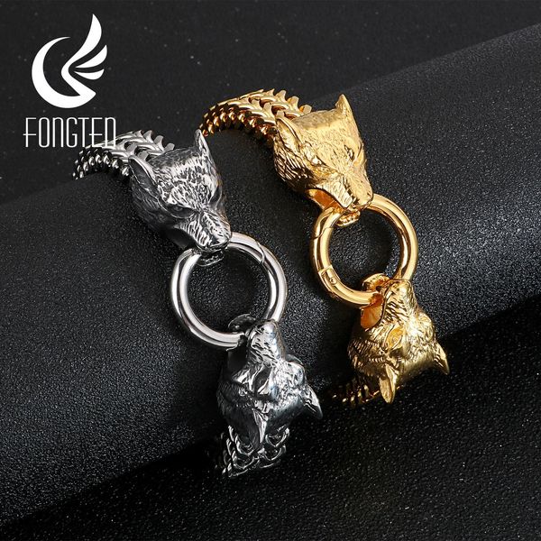 bangle fongten vintage animal wolf stainless steel punk chain bracelet for men fashion jewelry, Black
bangle fongten vintage animal wolf stainless steel punk chain bracelet for men fashion jewelry, Black