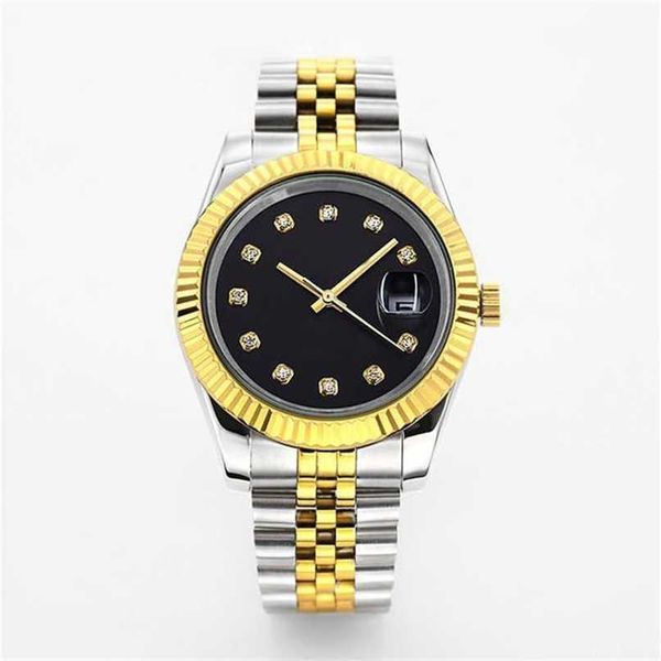 roles automatic luxury watches automatic wrist mechanical 36 41mm stainless steel folding buckle water resistant watchs classic wristwatches, Slivery;black