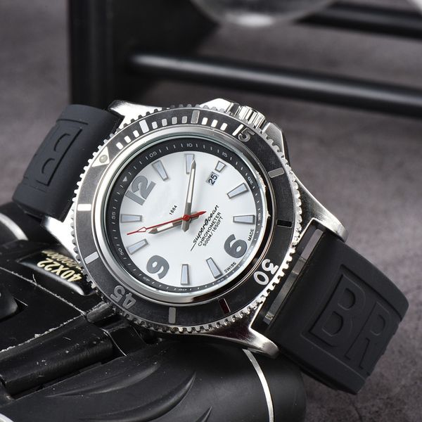 breitl wrist watches for men 2023 mens watches three needles quartz watch luxury brand clock calendar function super fashion rubber strap su, Slivery;golden
breitl wrist watches for men 2023 mens watches three needles quartz watch luxury brand clock calendar function super fashion rubber strap su, Slivery;golden
