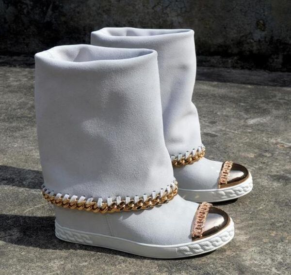 boots dipsloot beige woman suede gold chains metal toe round foot boots hidden wedge eight inches high increasing slide in midfol5934966, Black
boots dipsloot beige woman suede gold chains metal toe round foot boots hidden wedge eight inches high increasing slide in midfol5934966, Black