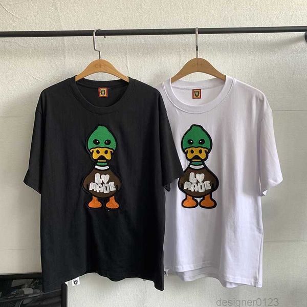mens t-shirt human made duck embroidery 2023 summer new oversized tshirts women casual cotton short sleeve mens t shirts, White;black
mens t-shirt human made duck embroidery 2023 summer new oversized tshirts women casual cotton short sleeve mens t shirts, White;black