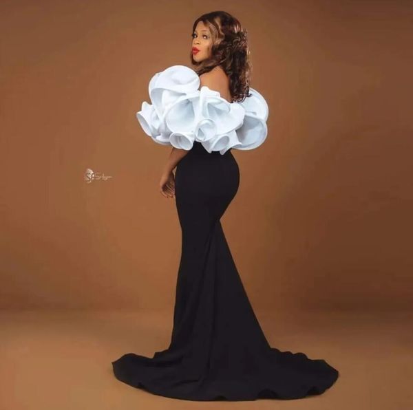 white black african elegant strapless evening dress for black girls white ruffles mermaid prom dresses vestidos de noche, Black;red
white black african elegant strapless evening dress for black girls white ruffles mermaid prom dresses vestidos de noche, Black;red