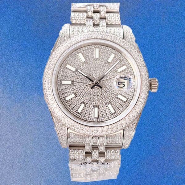 diamond wristwatches mens automatic mechanical watches 41mm 36mm 904l full stainless steel bezel waterproof luminous gold boyfriend and girl, Slivery;brown
diamond wristwatches mens automatic mechanical watches 41mm 36mm 904l full stainless steel bezel waterproof luminous gold boyfriend and girl, Slivery;brown