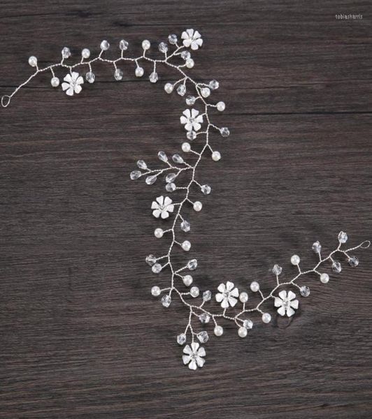 headpieces the headband white flowers bridal headdress decorated wedding dress style hair accessories jewelry decoration1348281, Silver
headpieces the headband white flowers bridal headdress decorated wedding dress style hair accessories jewelry decoration1348281, Silver