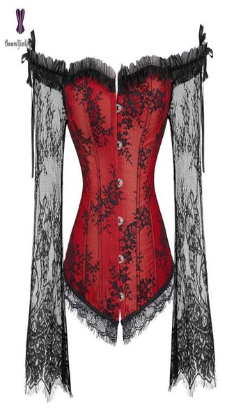 waist tummy shaper long floral sleeves women039s gothic victorian corset vintage lace up bustier off shoulder corsets over9949710
waist tummy shaper long floral sleeves women039s gothic victorian corset vintage lace up bustier off shoulder corsets over9949710