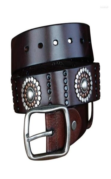 belts retro vegetable tanned leather rivet belt men39s layer cowhide pin buckle cool pants6375099, Black;brown
belts retro vegetable tanned leather rivet belt men39s layer cowhide pin buckle cool pants6375099, Black;brown